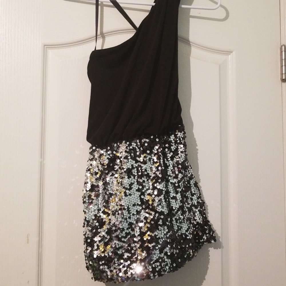 Black Off-the-shoulder Dress